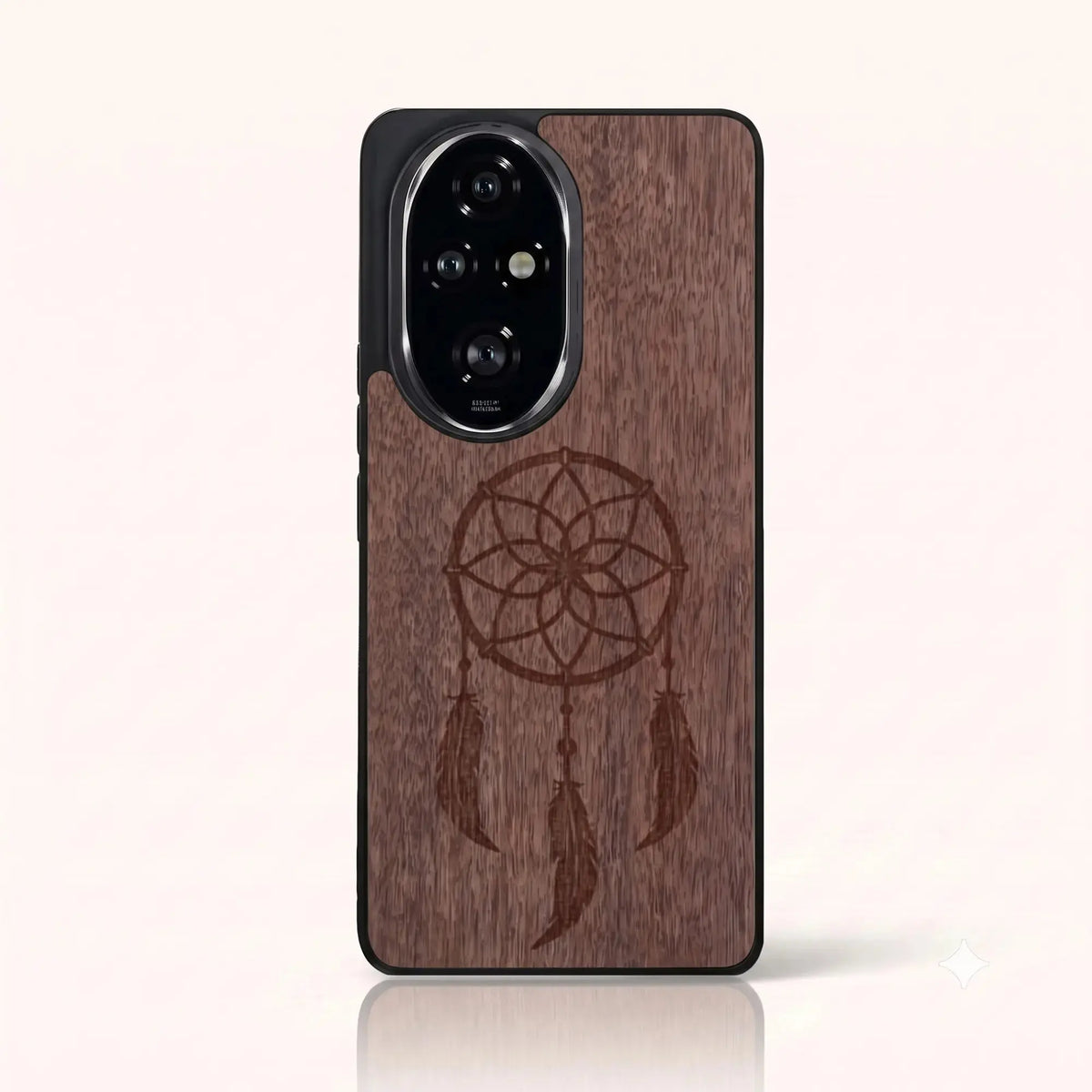 Coque Honor 200 Pro – L'attrape rêve en bois de noyer foncé