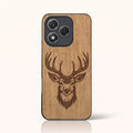Coque Honor 400 Lite – Le Cerf en gravure sur bois (Tilleul)