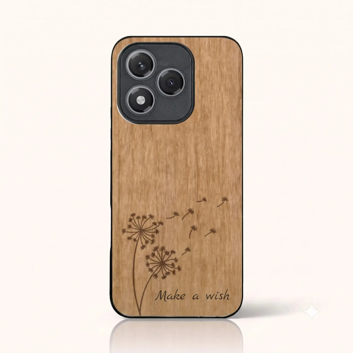 Coque Honor 400 Lite – Make a Wish en bois de tilleul clair