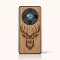 Coque Honor Magic 6 Lite – Le Cerf en gravure sur bois (Tilleul)