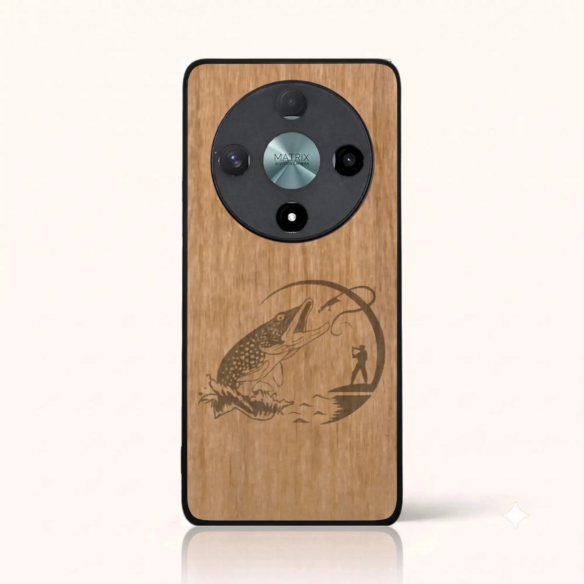 Coque Honor Magic 6 Lite – Le Pêcheur en bois de tilleul clair