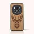 Coque Honor Magic 6 Pro – Le Cerf en gravure sur bois (Tilleul)