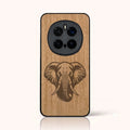 Coque Honor Magic 7 Pro – Éléphant en bois de tilleul clair