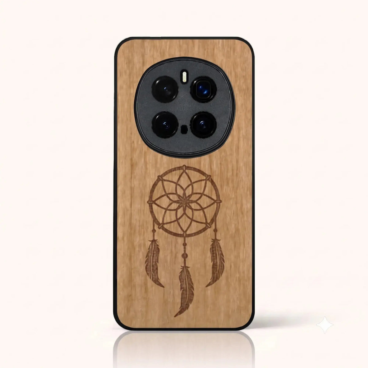 Coque Honor Magic 7 Pro – L'attrape rêve en bois de tilleul clair