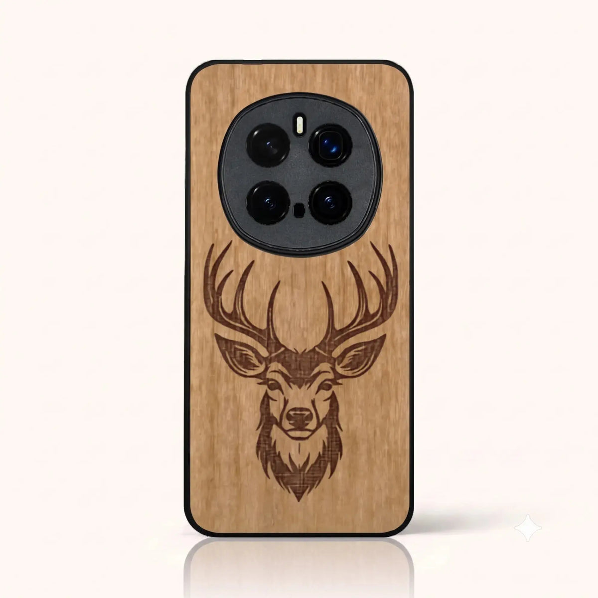 Coque Honor Magic 7 Pro – Le Cerf en gravure sur bois (Tilleul)