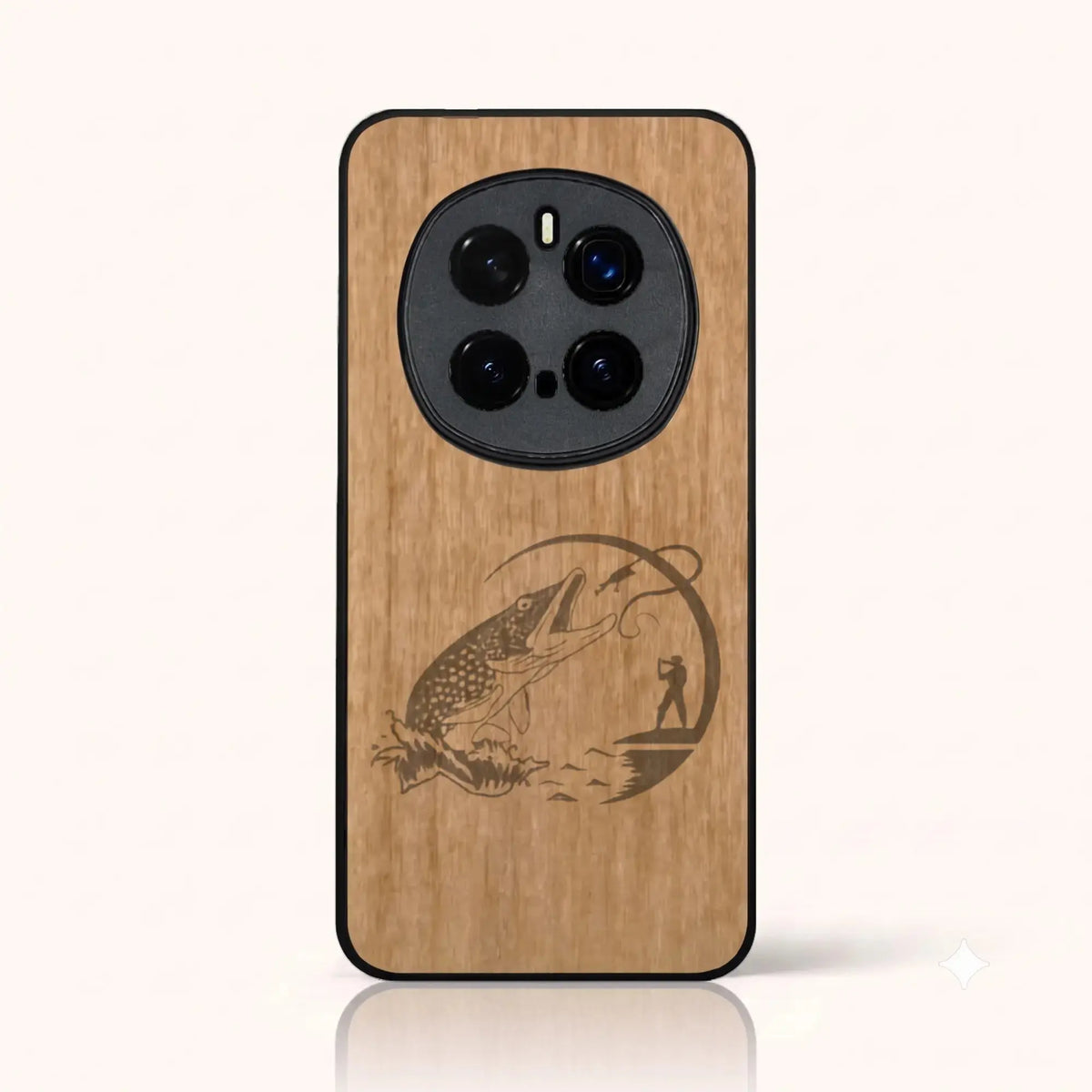 Coque Honor Magic 7 Pro – Le Pêcheur en bois de tilleul clair