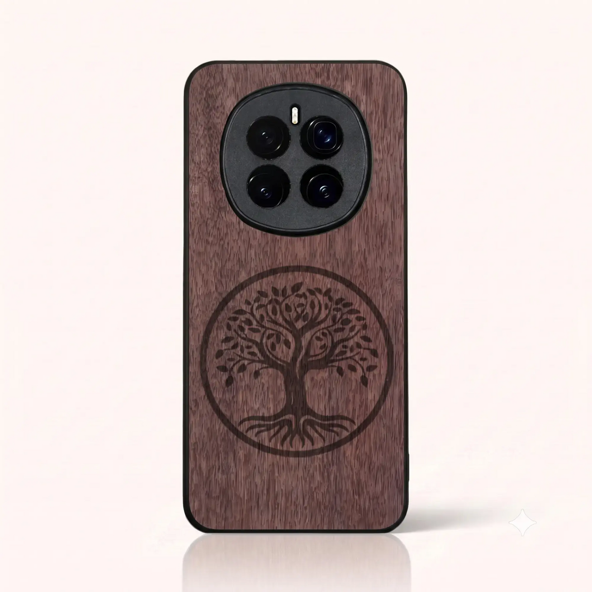 Coque Honor Magic 7 – L'arbre de vie en bois de noyer foncé