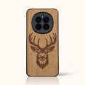 Coque Honor Magic 7 – Le Cerf en gravure sur bois (Tilleul)