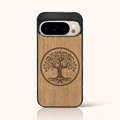Coque Pixel 10 Pro – L'arbre de vie en bois de tilleul clair