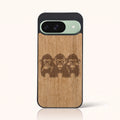 Coque Pixel 9 – Singes de la Sagesse