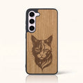 Coque Samsung S23 – Le Chat en bois de tilleul clair