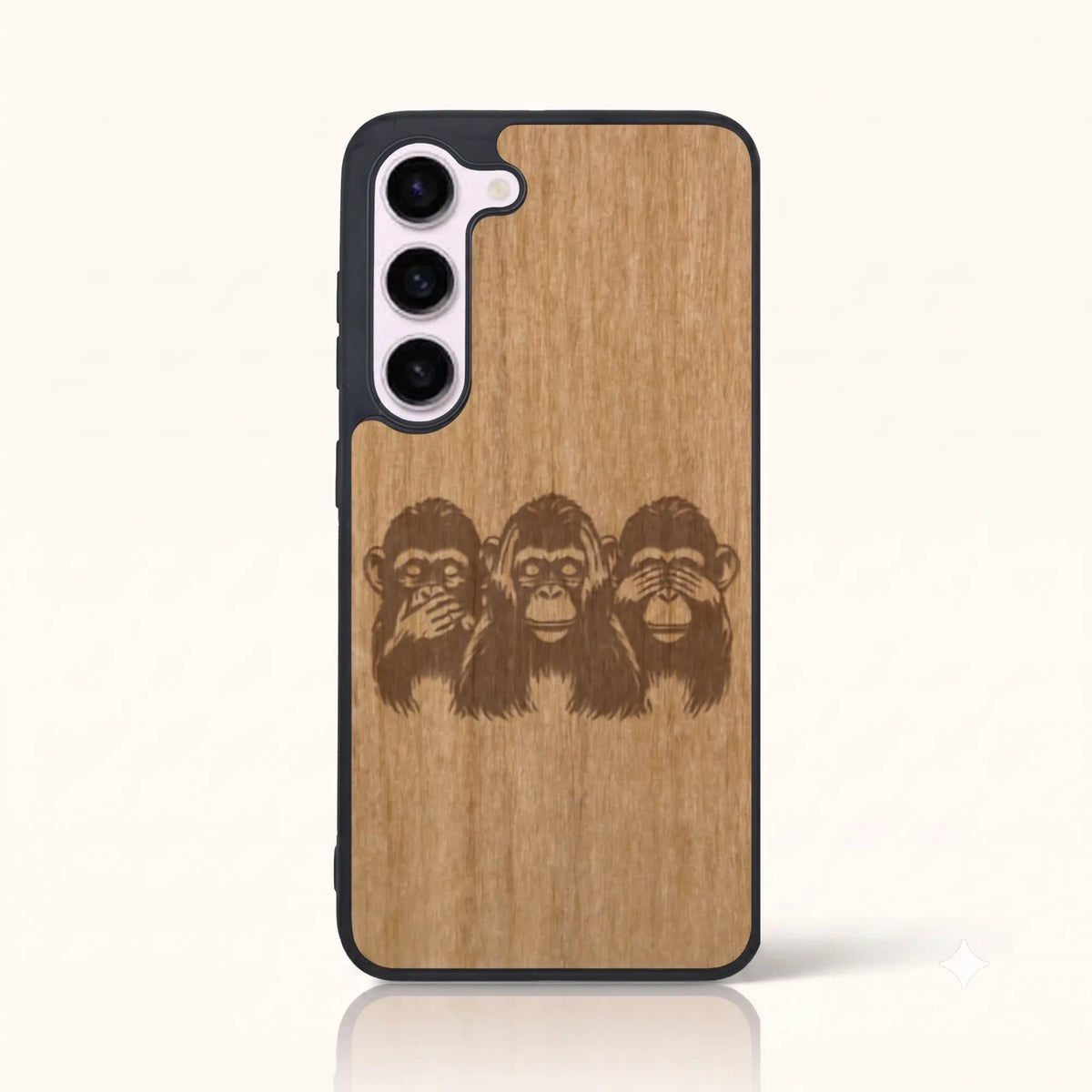 Coque Samsung S23 – Singes de la Sagesse