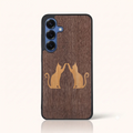Coque Samsung S25+ – Le Duo Félin