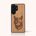 Coque Samsung S26 Ultra – Le Chat en bois de tilleul clair