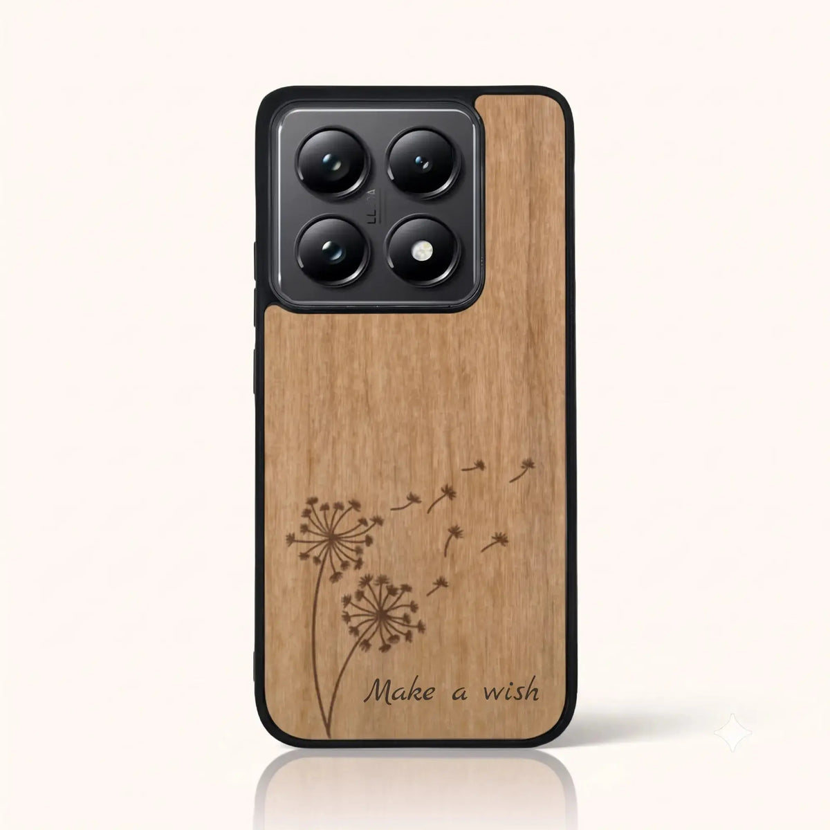 Coque Xiaomi Mi 14T et 14T Pro – Make a Wish en bois de tilleul clair