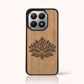 Coque Xiaomi Mi 15T – Fleur de Lotus en bois de tilleul clair