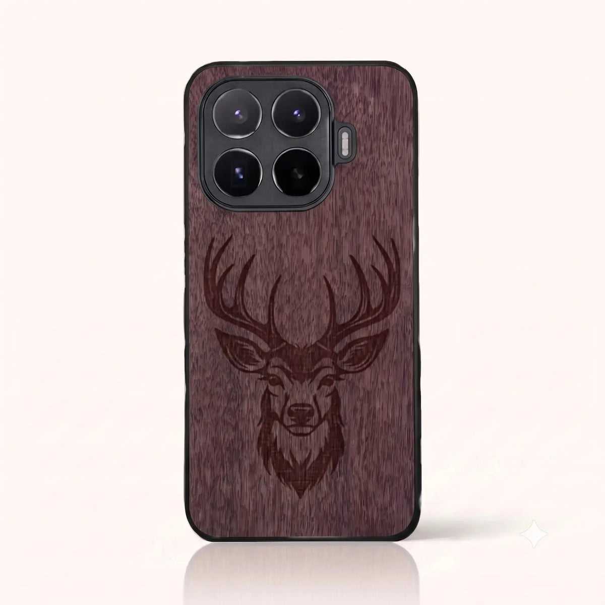 Coque Xiaomi Mi 17T Pro – Le Cerf en gravure sur bois (Noyer)
