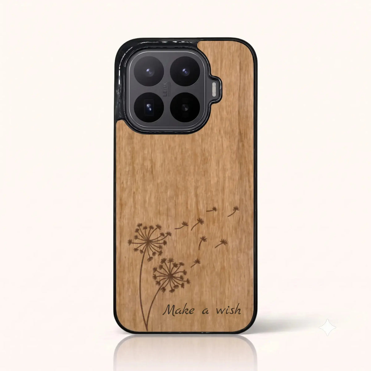 Coque Xiaomi Mi 17T – Make a Wish en bois de tilleul clair
