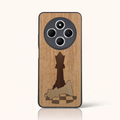 Coque Xiaomi Redmi 14C – Échec et Mat en marqueterie de bois