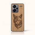 Coque Xiaomi Redmi Note 13 Pro Plus 5G – Le Chat en bois de tilleul clair