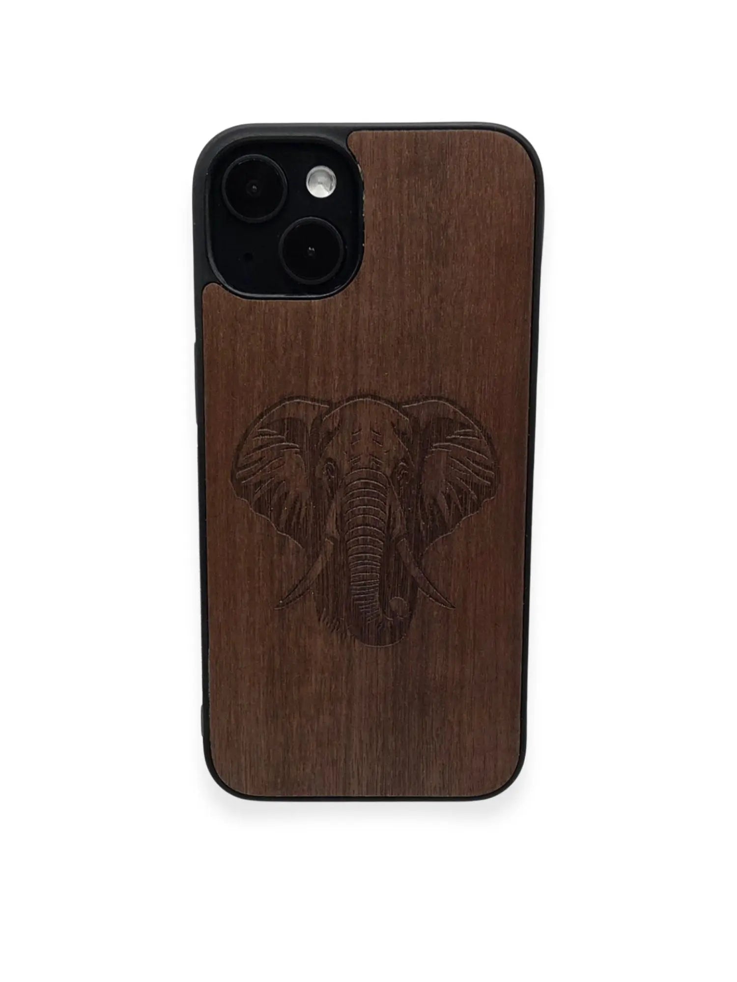 Coque bois téléphone - Elephant UNIK