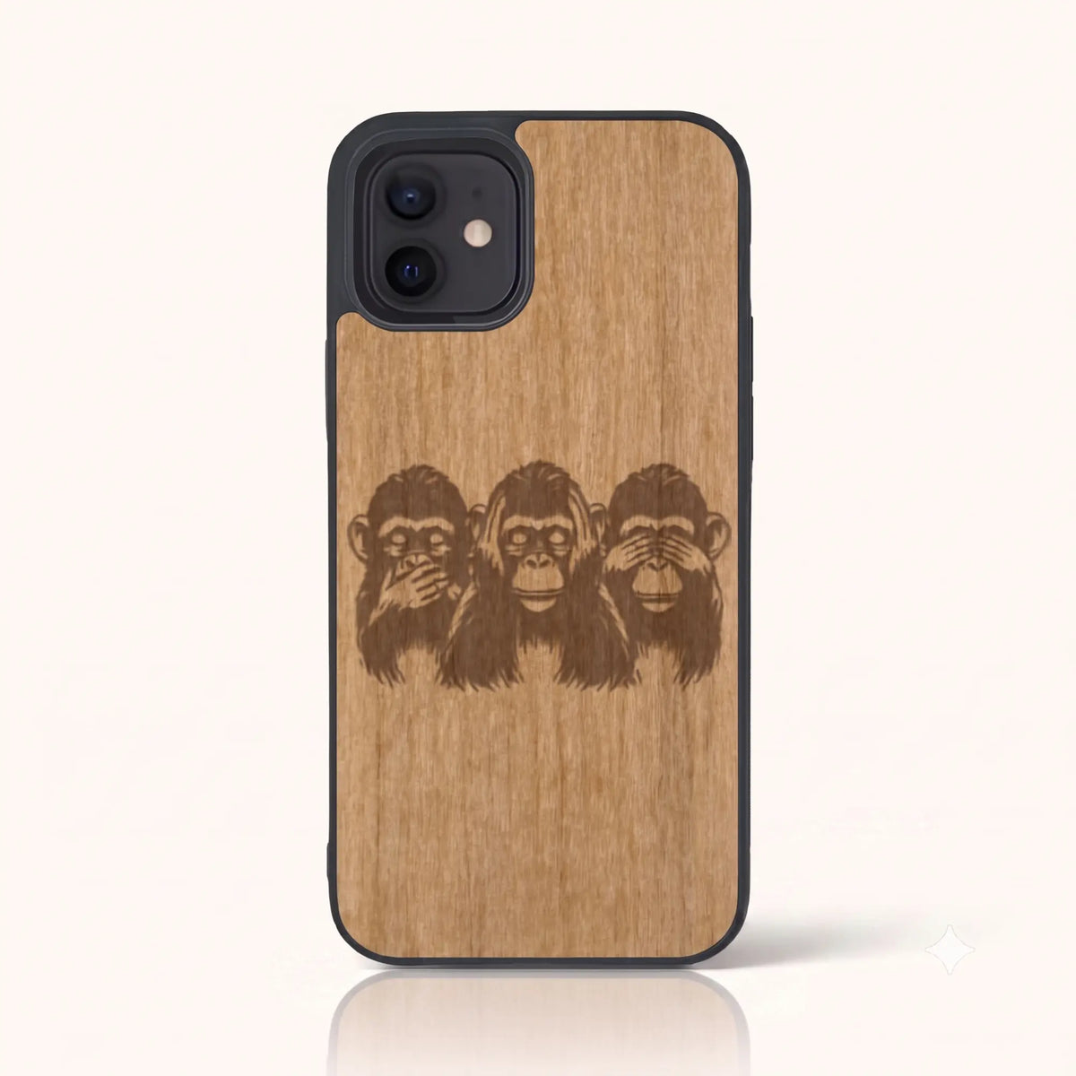 Coque iPhone 12 Mini – Singes de la Sagesse