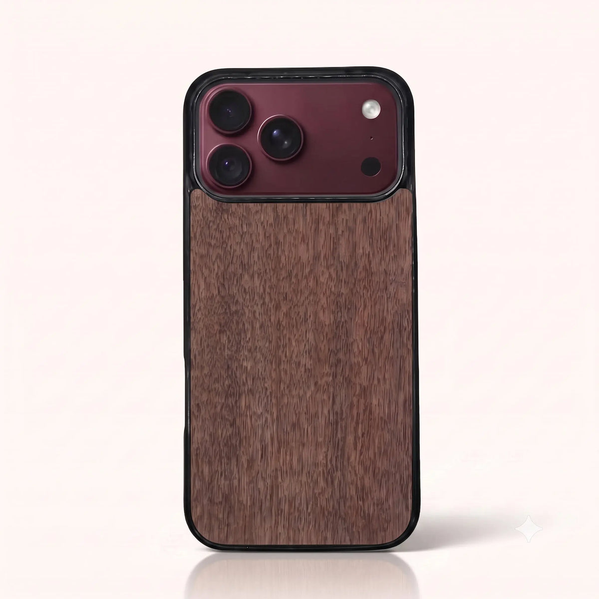 Coque iPhone 18 Pro Max - Le Noyer en bois massif