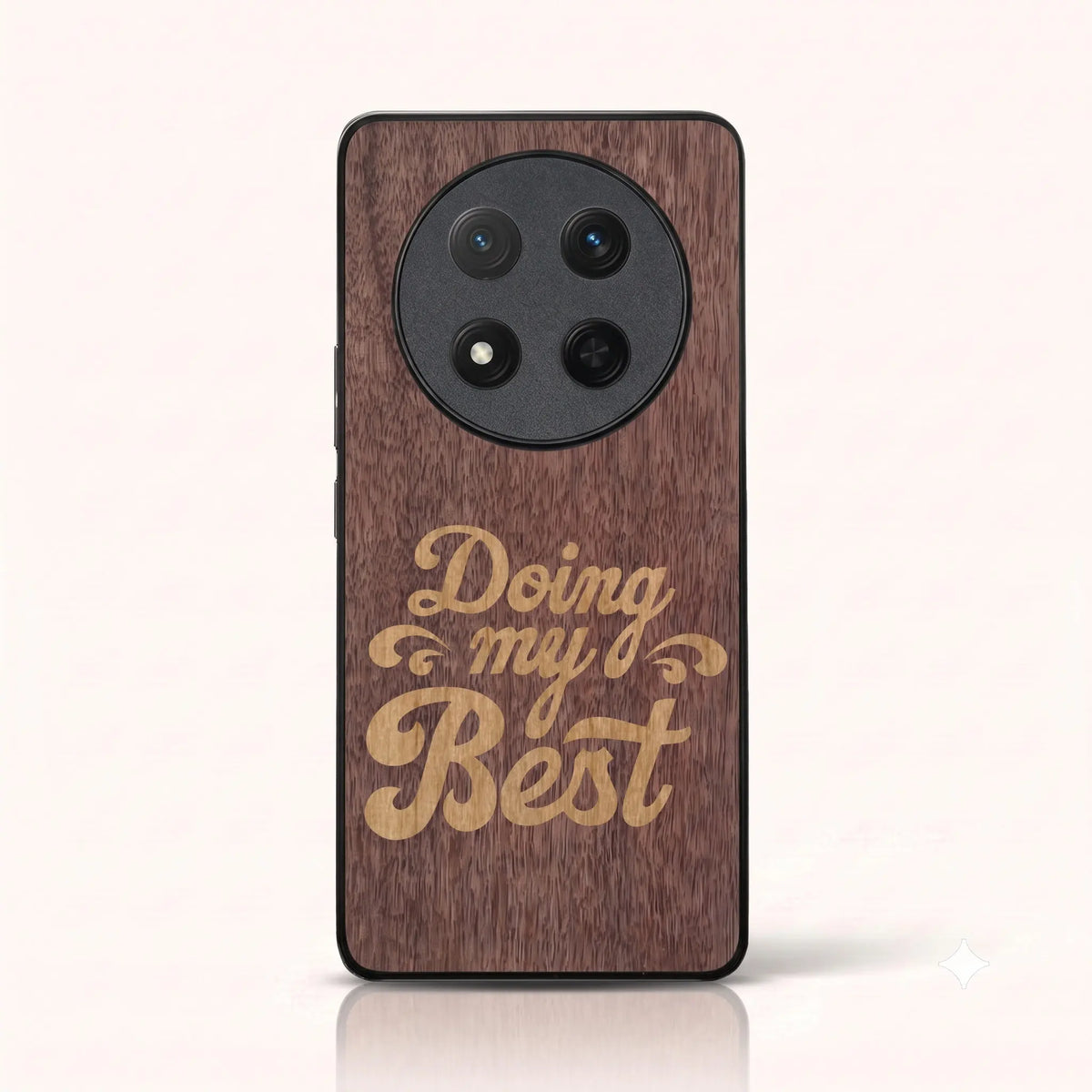 Coque Honor Magic 7 Lite – Doing My Best en marqueterie de bois