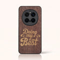 Coque Honor Magic 7 Pro – Doing My Best en marqueterie de bois