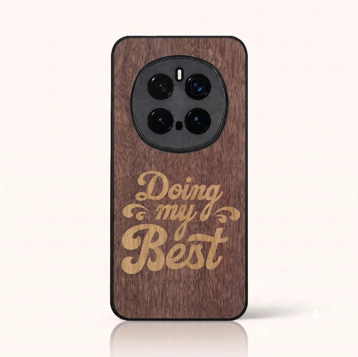 Coque Honor Magic 7 Pro – Doing My Best en marqueterie de bois