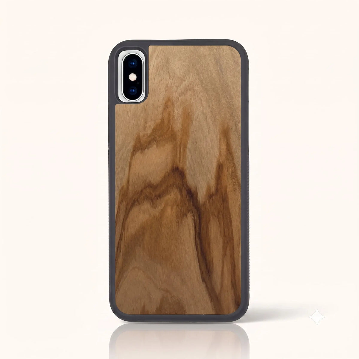 Coque iPhone X - L'Olivier en bois massif