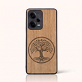 Coque Xiaomi Redmi Note 12 Pro 5G – L'arbre de vie en bois de tilleul clair