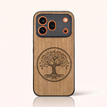 Coque Honor 600 Pro – L'arbre de vie en bois de tilleul clair