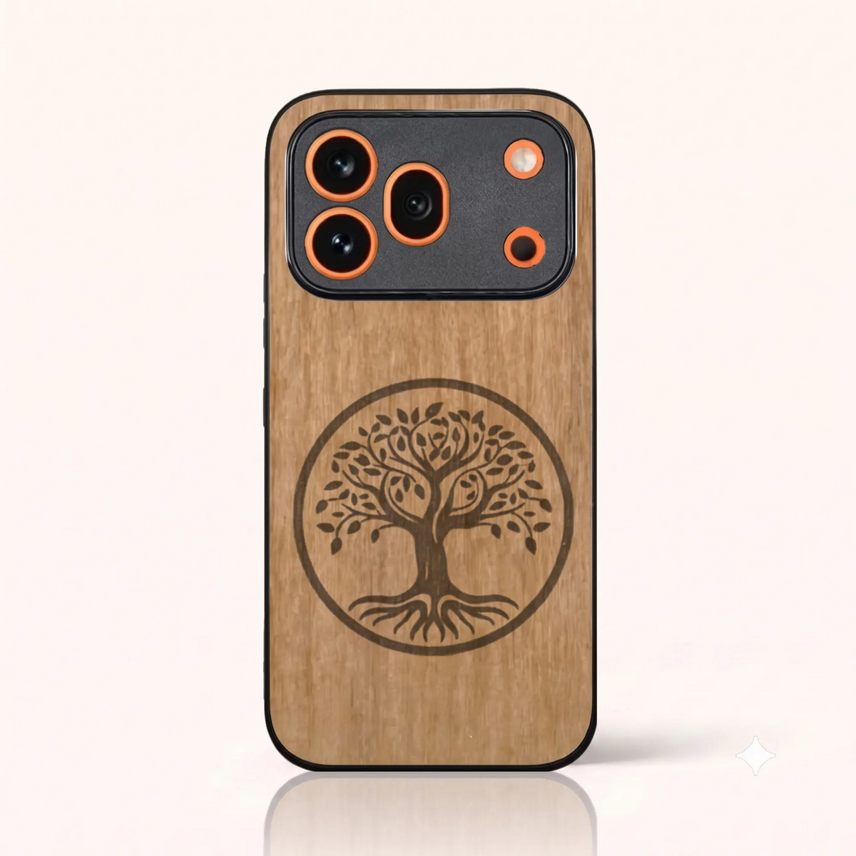 Coque Honor 600 Pro – L'arbre de vie en bois de tilleul clair