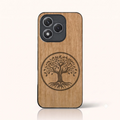 Coque Honor 400 Lite – L'arbre de vie en bois de tilleul clair