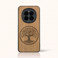 Coque Honor Magic 7 – L'arbre de vie en bois de tilleul clair