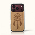 Coque iPhone 18 Pro – L'attrape rêve en bois de tilleul clair