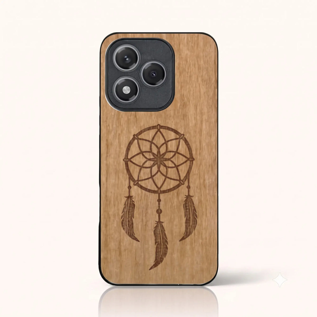 Coque Honor 400 Lite – L'attrape rêve en bois de tilleul clair