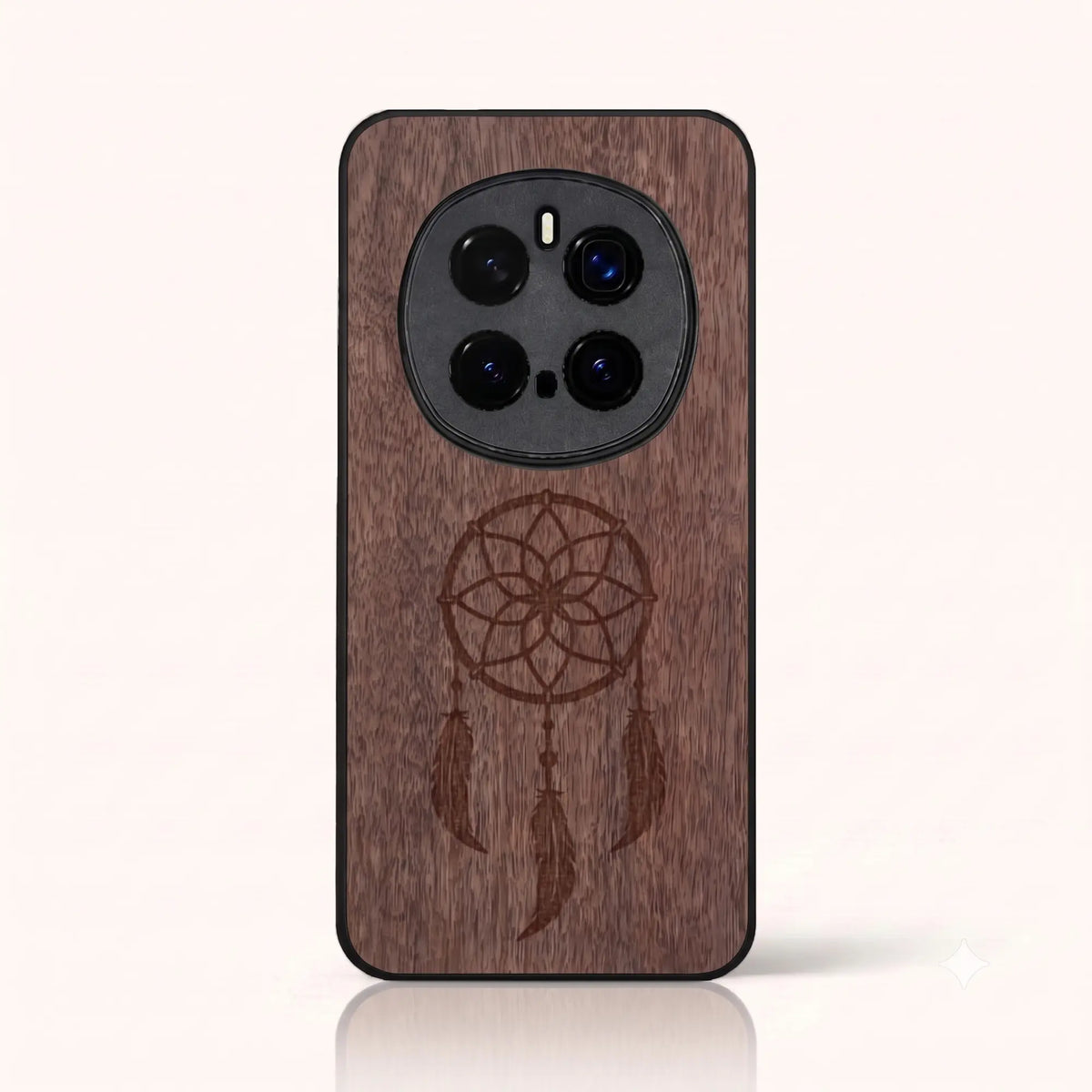 Coque Honor Magic 7 Pro – L'attrape rêve en bois de noyer foncé