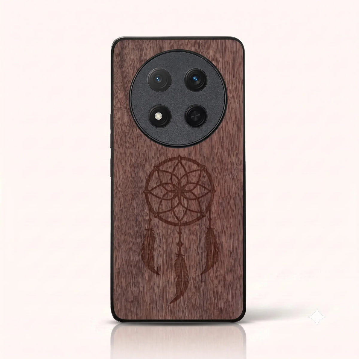Coque Honor Magic 7 Lite – L'attrape rêve en bois de noyer foncé