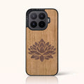 Coque Xiaomi Mi 17T – La Fleur de Lotus en marqueterie de bois