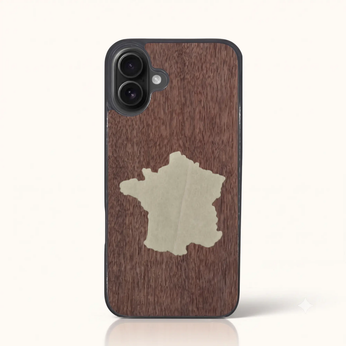Coque en bois La France - iphone_16_plus