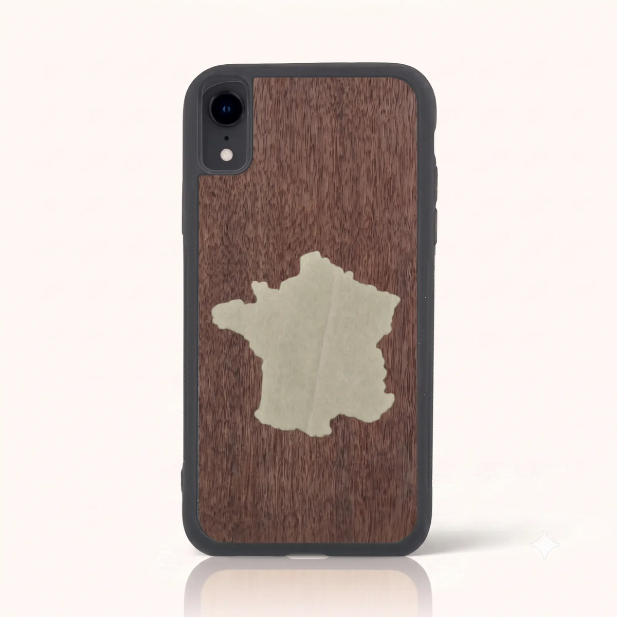 Coque en bois La France - iphone_xr