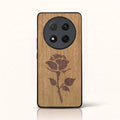 Coque Honor Magic 7 Lite – La Rose en marqueterie de bois