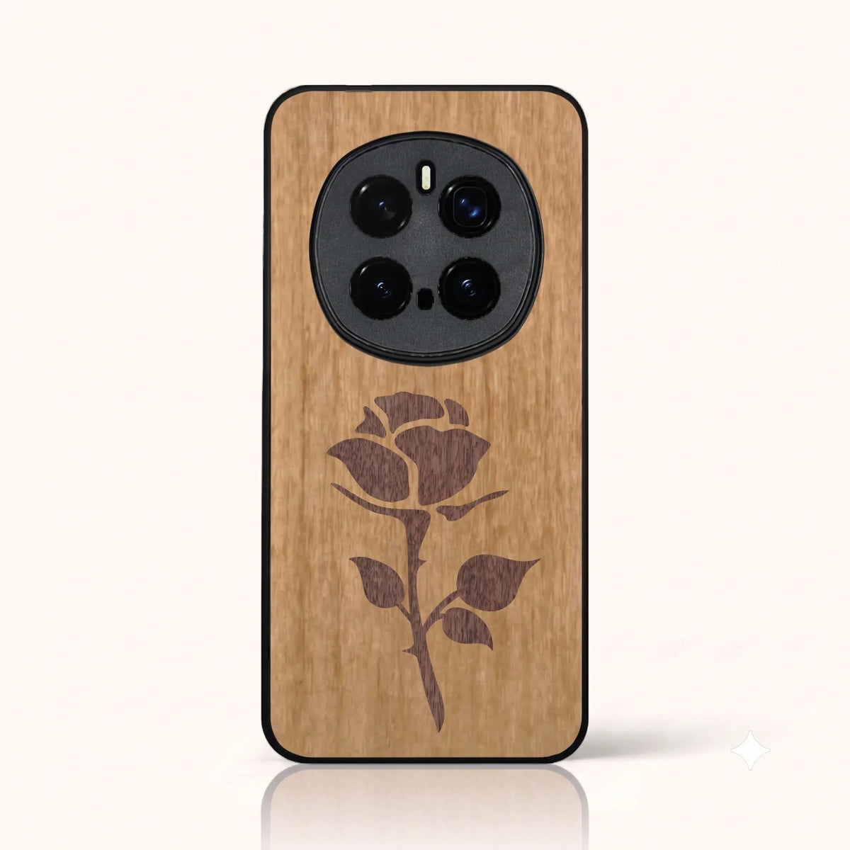 Coque Honor Magic 7 Pro – La Rose en marqueterie de bois