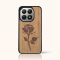 Coque Xiaomi Mi 15T – La Rose en marqueterie de bois