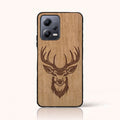 Coque Xiaomi Redmi Note 12 5G – Le Cerf en gravure sur bois (Tilleul)