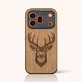 Coque Honor 600 Pro – Le Cerf en gravure sur bois (Tilleul)