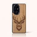 Coque Honor 200 Pro – Le Cerf en gravure sur bois (Tilleul)
