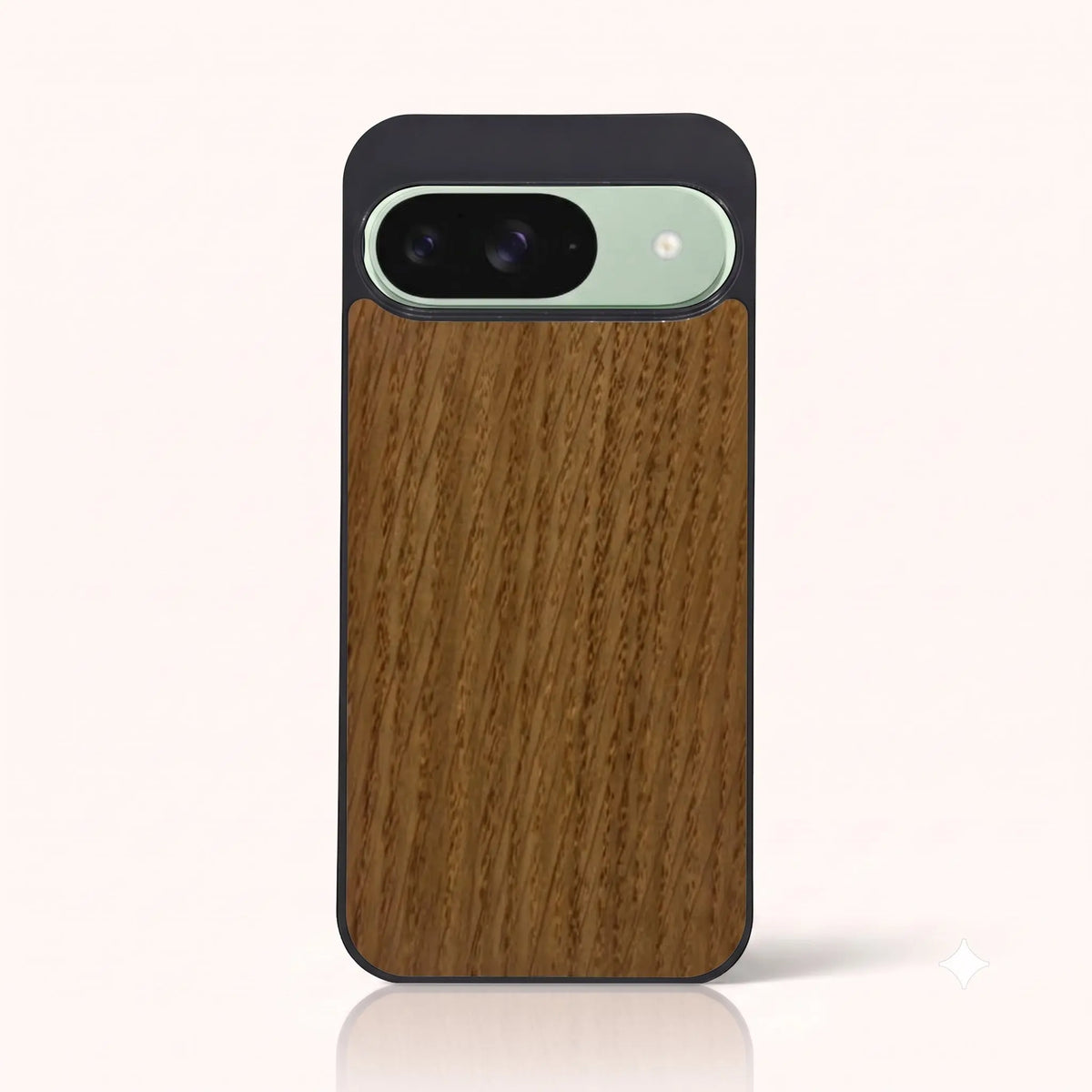 Coque de téléphone en bois de chêne – Pixel 9